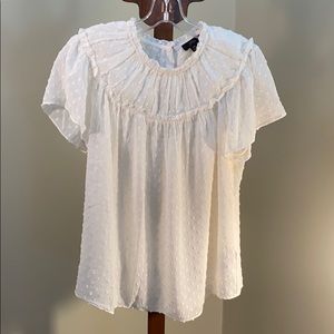 J. Crew Off White Top